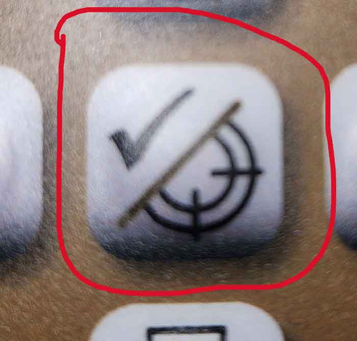 Кнопка - Ввод на дисплее Интроника